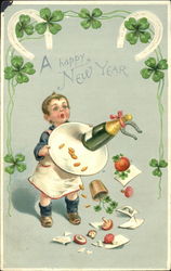 A Happy New Year Postcard