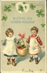 Wishing You A Appy New Year Postcard