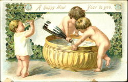 A Happy New Year To You Postcard