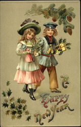 A Happy New Year Postcard