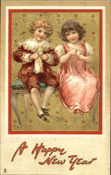 A Happy New Year Postcard