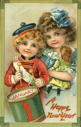 A Happy New Year Postcard