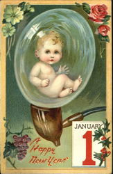 A Happy New Year Postcard