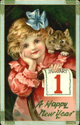 A Happy New Year Postcard