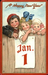 A Happy New Year Postcard