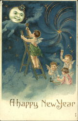 A Happy New Year Postcard