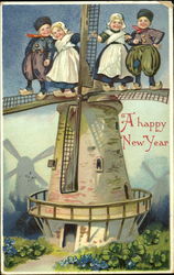 A Happy New Year! Postcard