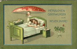 Herzlichen Gluckwunsch Zum Neuen Jahre! Children Postcard Postcard