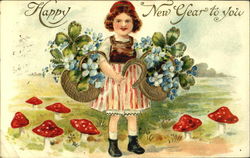 Happy New Year To You Postcard