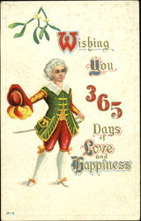 Wishing You 365 Days Of Love And Happiness Postcard