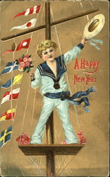 A Happy New Year Postcard