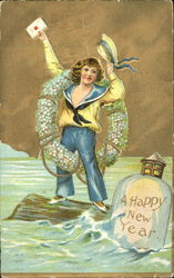 A Happy New Year Postcard