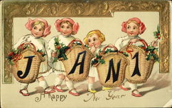 A Happy New Year Postcard