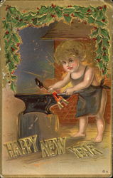 A Happy New Year Postcard