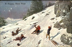 A Happy New Year Postcard