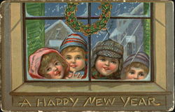 A Happy New Year Postcard