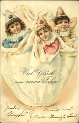 Viel Gluck Zum Neuen Jahre! Children Postcard Postcard