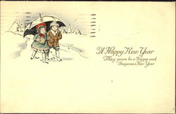 A Happy New Year Postcard