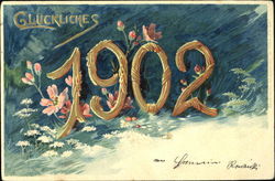 Gluckliches 1902 Postcard