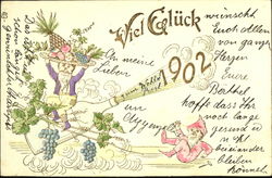 Viel Gluck 1902 Postcard