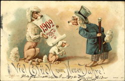 1902 Viel Guck Zum Neuen Jahre! Postcard Postcard