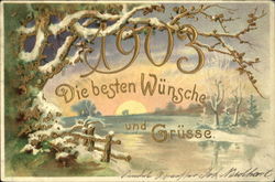 Die Besten Wunsche Und Grussee Year Dates Postcard Postcard