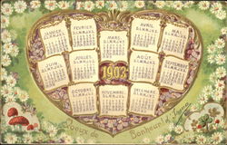 1903 Voeux De Bonheur! Postcard