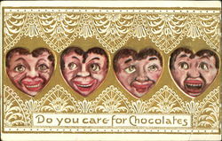 Do You Care For Chocolates Postcard