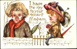 I Have The Key To Your Heart Madam Postcard