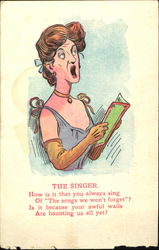 The Singer Postcard