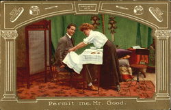 Permit Me Mr. Good Postcard