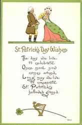 St. Patrick's Day Wishes Postcard