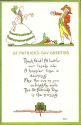 St. Patrick's Day Greetings Postcard