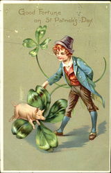 Good Fortune On St. Patrick's Day Postcard