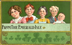 From The Emerald Isle St. Patrick's Day Postcard Postcard