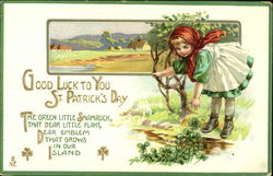 Good Luck To You St. Patrick's Day Postcard