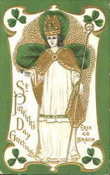 St. Patrick's Day Greeting Erin To Bragh Postcard