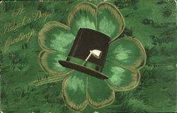 A Patrick's Day Greetings Postcard