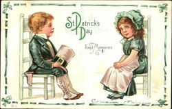 St. Patrick's Day Fond Memories Postcard