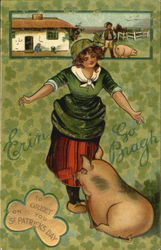 To Greet You On St. Patricks Day Postcard