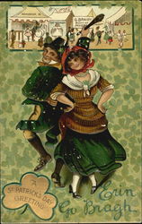 A St. Patrick's Day Greeting Erin Go Bragh Postcard