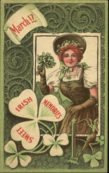 Sweet Irish Memories Postcard