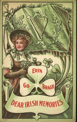 Erin Go Bragh Dear Irish Memories Postcard