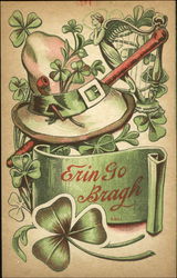 Erin Go Bragh St. Patrick's Day Postcard Postcard