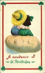 A Souvenir Of St. Petrick's Day Postcard