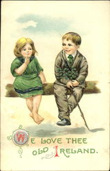 We Love Thee Old Ireland Postcard