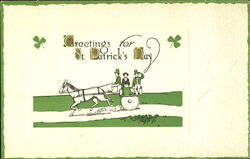 Greetings For St. Patrick's Day Postcard