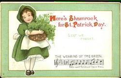 Here's Shamrock For St. Patrick Day Postcard