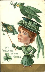 The Wearing Of The Green Postcard