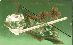 St. Patrick's Day Souvenir Postcard